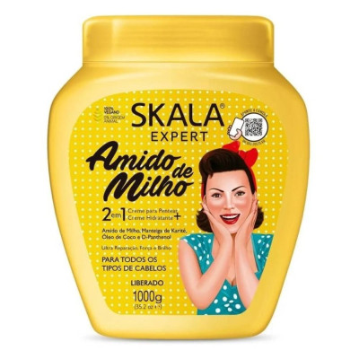 سكالا اكسبرت - كريم لاصلاح الشعر بخلاصة نشا الذرة اميدو دي ميلهو 1000 جم - العناية