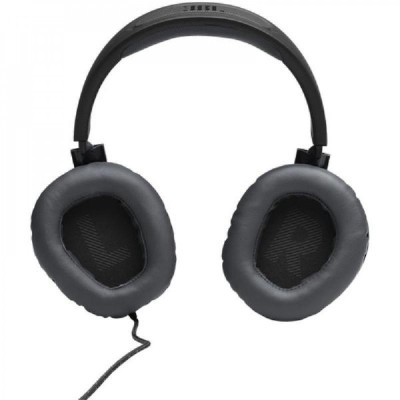 JBL Quantum 100 سماعة رأس سلكية للألعاب مع ميكروفون قابل للإزالة ومنفذ 3.5 مم - قسم السماعات