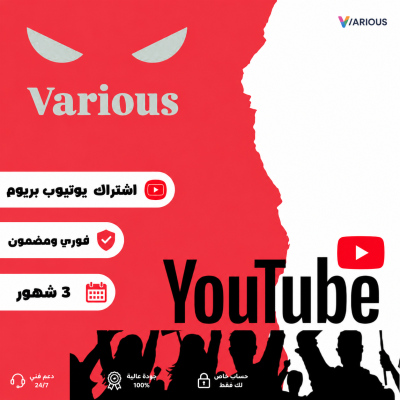 اشتراك يوتيوب 3 شهور - يوتيوب Youtube Premium