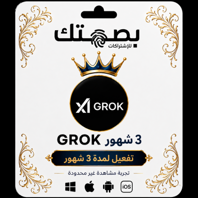 اشتراك جروك 3 شهور  - جروك برو