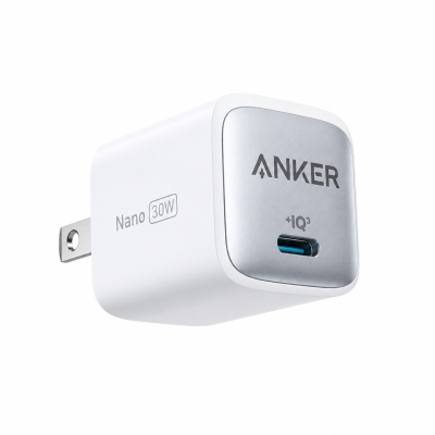 شاحن أنكر نانو 30 واط سريع USB-C بتقنية GaN - إلكترونيات 